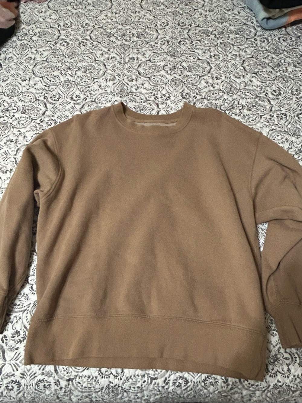 American Eagle Outfitters Brown Crewneck Sweatshirt